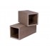 POLIVAN Столб опорный 3D WOOD (100*100), цвет СВЕТЛО-КОРИЧНЕВЫЙ